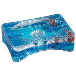 Gedy - aqualine pyxis - bote  savon nemo pour se tenir debout, bleu py1189