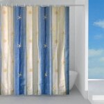 Rideau de douche oltremare 120x200 beige / bleu clair Rideau de douche oltremare 120x200 beige / bleu clair