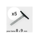 Lot de 5 attaches de tablier de volet roulant pour lame pvc ou alu de 8  9 mm pour axe zf54