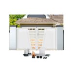 Gefradis - portail battant électrique pvc blanc avec moteur sentinel h 160 x l 300 cambrai Gefradis - portail battant électrique pvc blanc avec moteur sentinel h 160 x l 300 cambrai