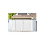 Gefradis - portail battant manuel pvc blanc structure renforcée h 140 x l 300 arles décor carrés Gefradis - portail battant manuel pvc blanc structure renforcée h 140 x l 300 arles décor carrés