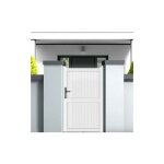 Gefradis - portillon battant manuel pvc blanc guérande l 100 x h 160 cm - poignée à gauche Gefradis - portillon battant manuel pvc blanc guérande l 100 x h 160 cm - poignée à gauche