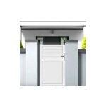 Gefradis - portillon battant manuel pvc blanc arras l 100 x h 180 cm - poignée à droite Gefradis - portillon battant manuel pvc blanc arras l 100 x h 180 cm - poignée à droite
