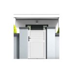 Gefradis - portillon battant manuel pvc blanc arras l 100 x h 180 cm - poignée à gauche Gefradis - portillon battant manuel pvc blanc arras l 100 x h 180 cm - poignée à gauche