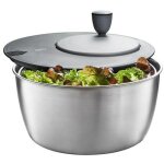 Gefu rotare salad spinner de salad spinner acier inoxydable poign�e / bouton