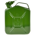 Jerrican essence en m�tal avec bouchon herm�tique 5 l