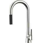 Essebagno mitigeur vier  douchette gelato chrome noir