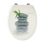 Abattant wc galets gris - gelco