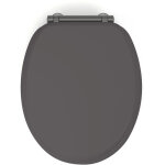 Gelco design - abattant wc samba mdf carbone d�clipsable soft close