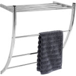 Gelco design - etagre porte - serviette mural steel mtal chrome
