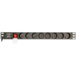 Energenie eg - pdu - 014 - f unit� de distribution d'alimentation rack (8 prises fr, 1u, 16a, prise schuko, ...