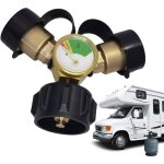 G�n�rique diviseur de propane - raccord double pour bouteille de gaz avec manom�tre, pi�ces de rechange ...