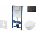 Genesis - set de bti - support, cuvette architectura et abattant softclose, plaque de dclenchement ...