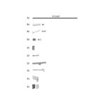 Ravak - gentiana kit de montage de tablier de baignoire newday (b26500000n)