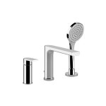 Gessi - emporio via manzoni mélangeur bain - douche 3 trous, avec Gessi - emporio via manzoni mélangeur bain - douche 3 trous, avec