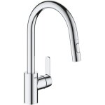 Get - mitigeur d'�vier avec douchette extractible, chrome 31484001 - grohe