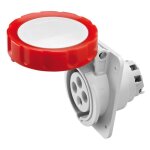 Socle prise 10� hp ip67 3p + t 32a 400v 6h gewiss gw62242h