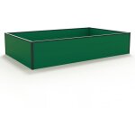 Gfp - aluminium carr potager surlev halfsize - bac de jardin stable et peu encombrant en vert - 195 ...