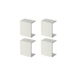 Ggk lot de 4 jonctions pour moulure �lectrique 7x12mm blanc ean8018