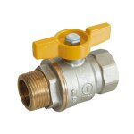 Giacomini - soupape � sph�re pour gaz g 1 / 2 f x g 1 / 2 m r734gax003