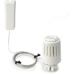 Tte thermostatique dporte avec bulbe et commande  distance giacomini r463x 2 m