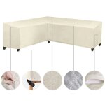 Housse salon de jardin angle exterieur, housses de meubles en forme de l, housse de protection pour meubles ...