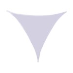 S - giant - voile d'ombrage triangulaire 2x2x2m impermable toile ombrage uv protection pour patio jardin, ...