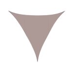 S - giant - voile d'ombrage triangulaire 2x2x2m impermable toile ombrage uv protection pour patio jardin, ...