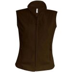Gilet micropolaire sans manches femme kariban mlodie marron s