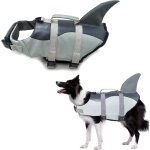 Gilet de sauvetage pour chien sirne, gilets de sauvetage ripstop pour chien avec poigne de sauvetage ...