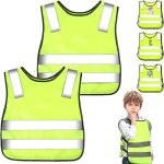 Gilets de s�curit� enfant, gilets r�fl�chissants visibles � 360� pour 3 - 12 ans, gilets r�fl�chissants ...