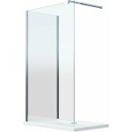 Giorgy - parois de douche de 8 mm type walk - in double verre angulaire r�versible h. 200 ? 88 - 90 + ...