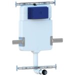 R�servoir cach� compl�te pour cuvette au sol avec plaque de commande en acier inoxydable double bouton ...