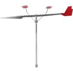 Girouette, girouette marine en acier inoxydable, indicateur de direction pour bateau � voile