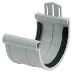 Girpi - jonction de goutti�re pvc gris toiture inf. � 71m2 - gris
