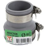 Girpi - manchon en pvc à compression, femelle / femelle, d40 / 32 Girpi - manchon en pvc à compression, femelle / femelle, d40 / 32