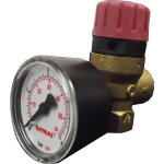 Soupape de scurit nf avec manomtre - 15x21 femelle - ssmm - 02