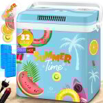 Glacire 32 l 12v prise 230v mini - rfrigrateur glacire thermolectrique 32 litres multicolore - kesser ...