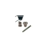 381003381 / 0 - kit support de lame / lame et courroie pour tondeuse stiga / castelgarden / ggp