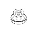 Double poulie moteur autoport�e ggp - 384601501 / 1