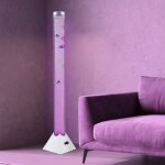 Colonne d'eau lampadaire colonne � bulles avec changement de couleur lampe d�corative led lampadaire, ...