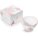 Gmundner keramik - rosa hirsch, bol  crales grand ( 14cm) dans un carton