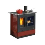 Godin - cuisinire  bois bois - charbon 80l 6500w 96cm, 241100carmin