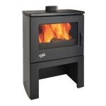 Godin - poêle à bois chinon 8, 5kw acier émaillé gris argente 362113grisarg Godin - poêle à bois chinon 8, 5kw acier émaillé gris argente 362113grisarg
