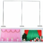 Arche de ballons rectangulaire - cadre en mtal pour arche de mariage - cadre floral - fond pour ftes, ...