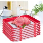 Plateau de conservation des aliments, empilable, plateau de conservation sous vide, r�utilisable, pour ...