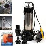 Pompe submersible pour eaux uses, 1500 w, 36000 l / h, profondeur d'immersion jusqu' 5 m