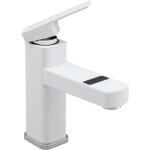 Gojoy - robinet de lavabo � une poign�e, robinet de lavabo de salle de bain, robinet mitigeur de lavabo ...