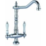Gojoy - robinet rétro en laiton céramique robinet de salle de bain à deux poignées robinet d'evier mélangeur ... Gojoy - robinet rétro en laiton céramique robinet de salle de bain à deux poignées robinet d'evier mélangeur ...