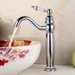 Gojoy - robinet salle de bain, mitigeur monocommande chrom pour vasque de salle de bain ou cuisine, ...
